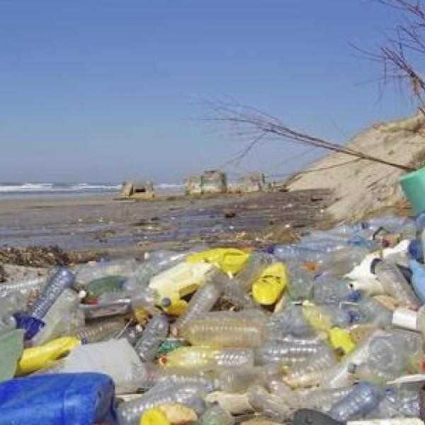 image of Enough Plastic To Line Worlds Beaches