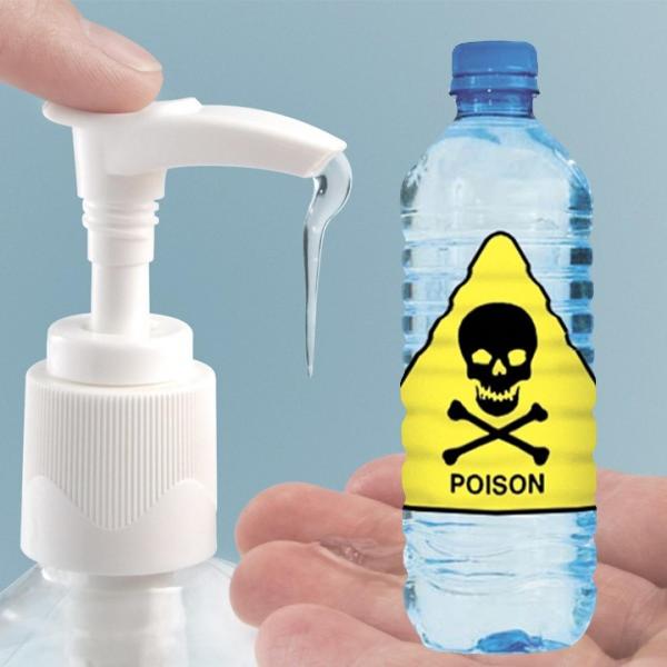 image of A sanitizer prank gone wrong